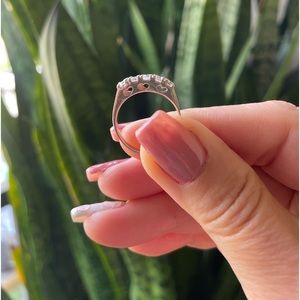 Sterling Silver Heart CZ Ring